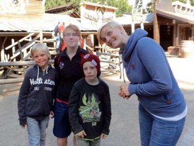 a group of people posing for a picture