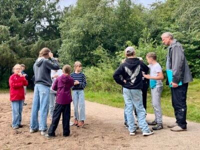 Gruppe von Kindern im Freien